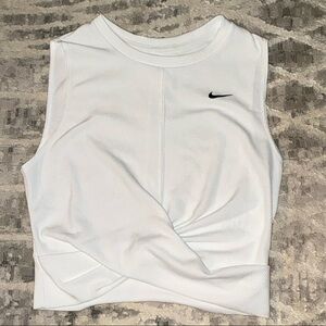 Nike Women's White Muscle Tee